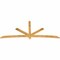 Ekena Millwork Alberta Rough Sawn Timber Gable Bracket, Western Red Cedar, 108"W x 45"H x 2"D x 4"F, 10/12 Pitch GBW108X45X0204ALB00RWR - alternate 5
